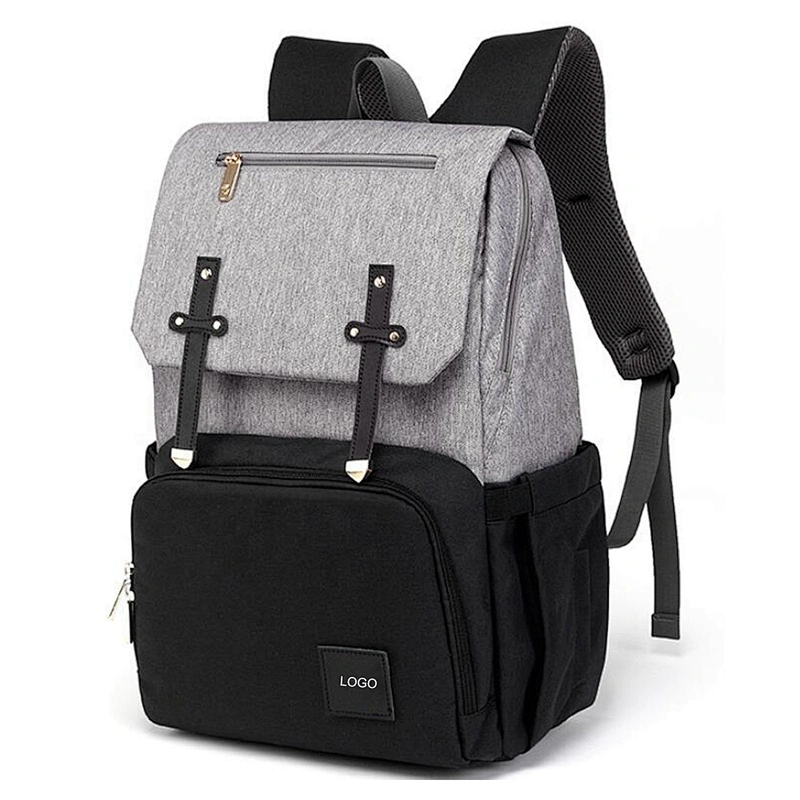 2020 Hot sale Multi-functional leather mochila panalera mummy bag diaper backpack baby diapers bag with USB charging port