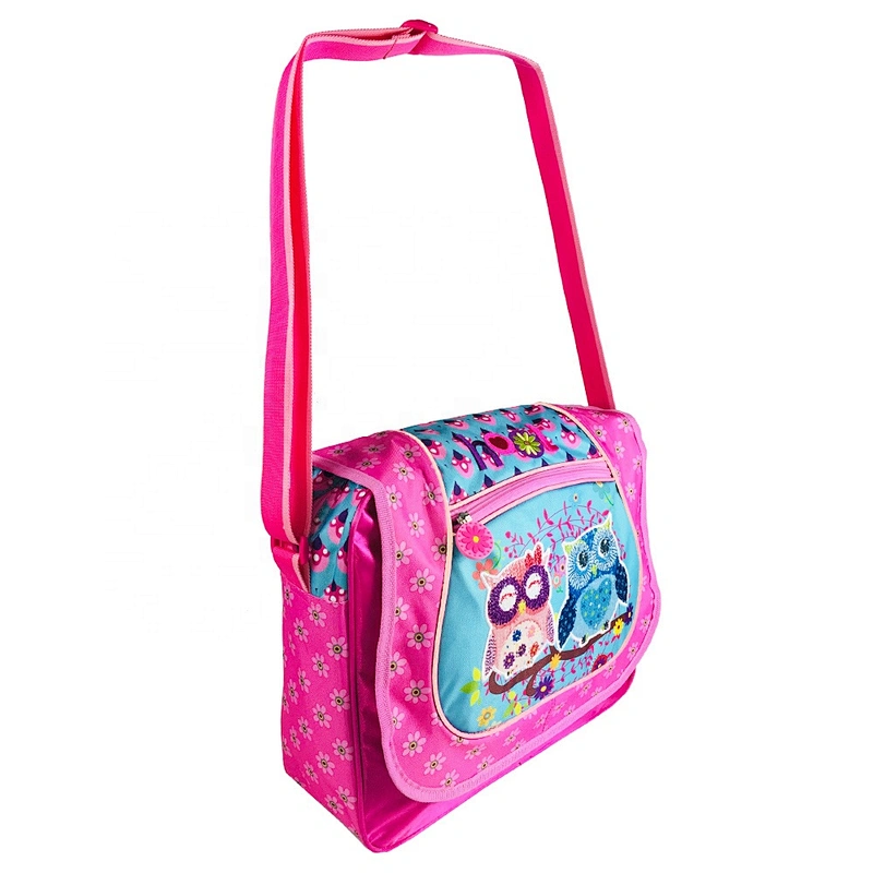 Custom Children Kids Handbag Girls School Handbags Shoulder Women Handbags Messenger  Bag with Long Strap
