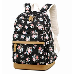 Popular Factory Price 3pcs set Flower pattern Book bags children school bag kids backpack for girls