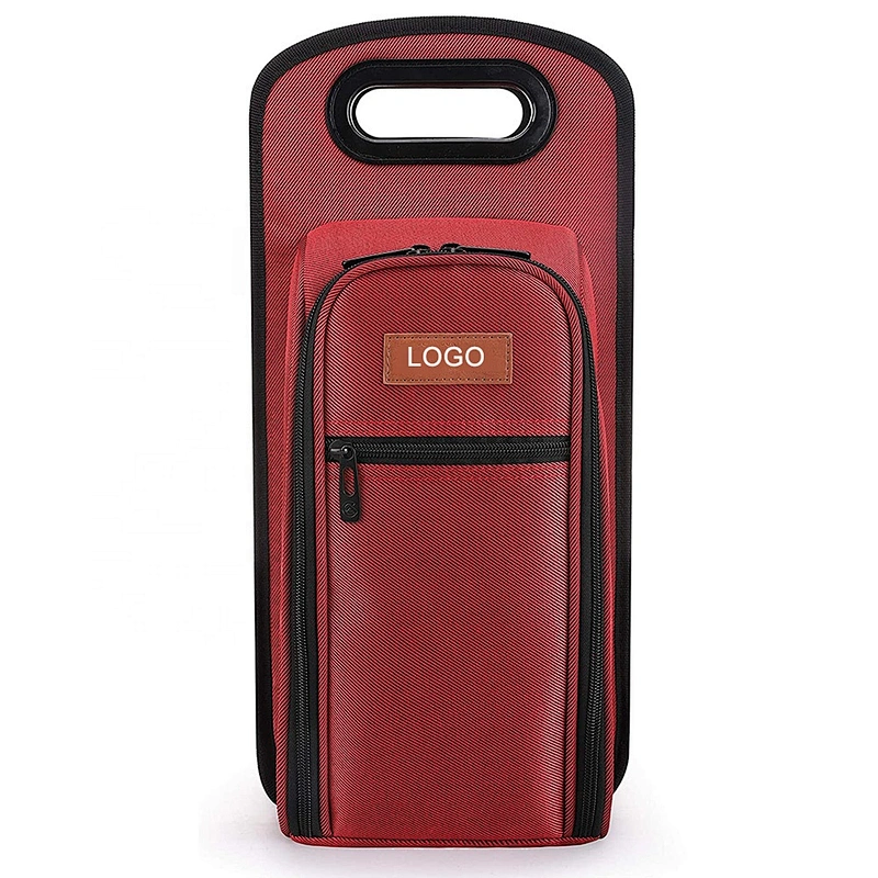 Insulated Wine Bag Wine Carrying Tote, Extra Protection, Convenient, Durable Wine Bottle Carrier Great Gift for Wine Lover