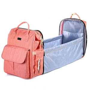 Foldable Diaper Bag Multifunctional Portable Baby Bed Bag And Crib With Changing Mat Stroller Strap Drop Ship Diaper Bags