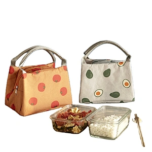 Thermal Insulated Lunch Bag Cooler Lunch Box Handbag Waterproof Geometric Classic OEM Customized Fishing Logo Cooler bags