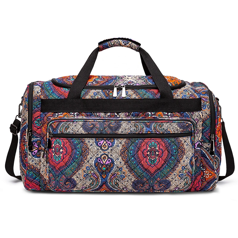 Travel Foldable Waterproof Duffel Bag Weekender Bag Sports Gym Lightweight Carry Storage Luggage Tote Duffel Bag for women