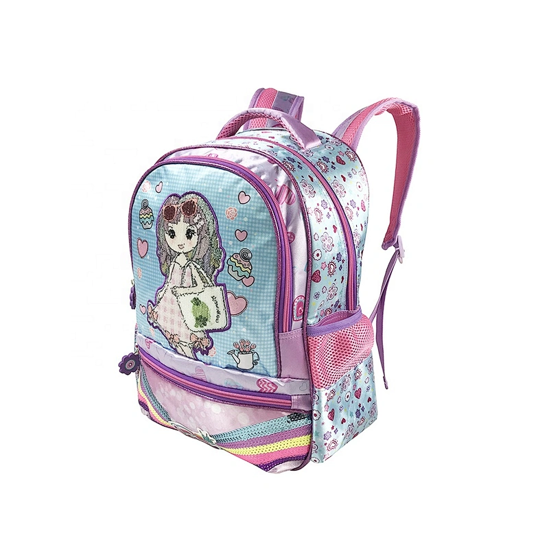 Manufacturer High quality waterproof wholesale cartoon mochilas children kid backpack school bags girl kids student bookbags
