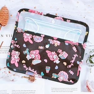 Factory wholesale pocket masking keeper bag the envelope type face masking case Cute cartoon