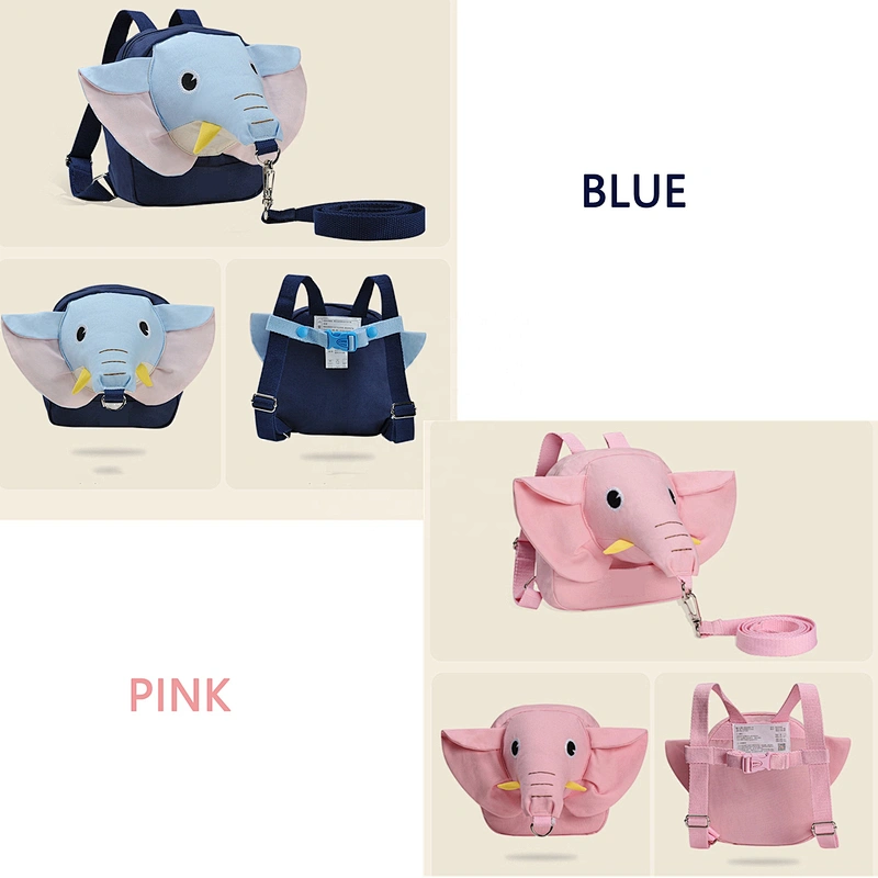 Backpack Baby Toddler Walking Safety Backpack Little Kids Travel Bag Harness Reins Anti Lost Cute Backpacks with safetyLeash