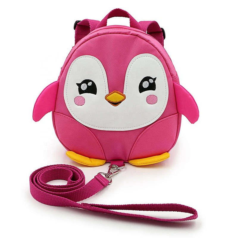 Kids school backpack cutie animal baby anti lost harness bag cartoon zoo animal kindergarten anti lost backpack kids school bag