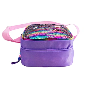 2020 Sequin unicorn Creative design kids schoolbag small size crossbody shoulder bag