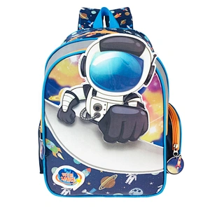 Wholesale Custom LOGO Printing Space Design Kids Child School Bag for boy
