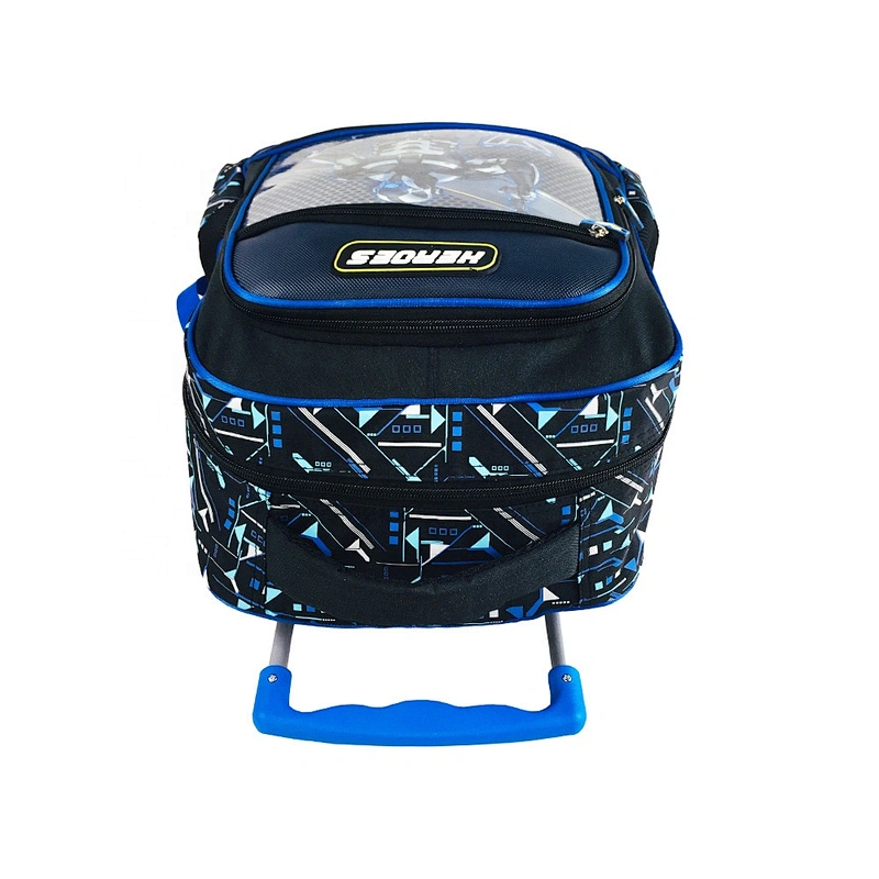 2020 New  Waterproof  3D  Travel Rolling Luggage Trolley School Bags For Children Kids With Wheels