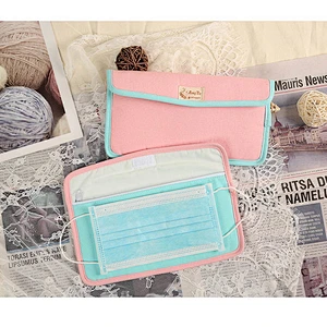 General temporary storage clip folder made of food-grade silicone face Masking storage bag