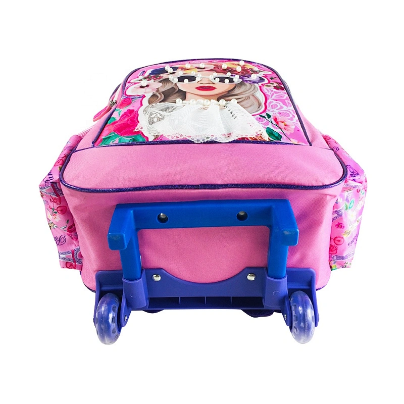 3-6 Grades Travel Rolling Luggage Bag kids Trolley school bags with wheels kids girls school