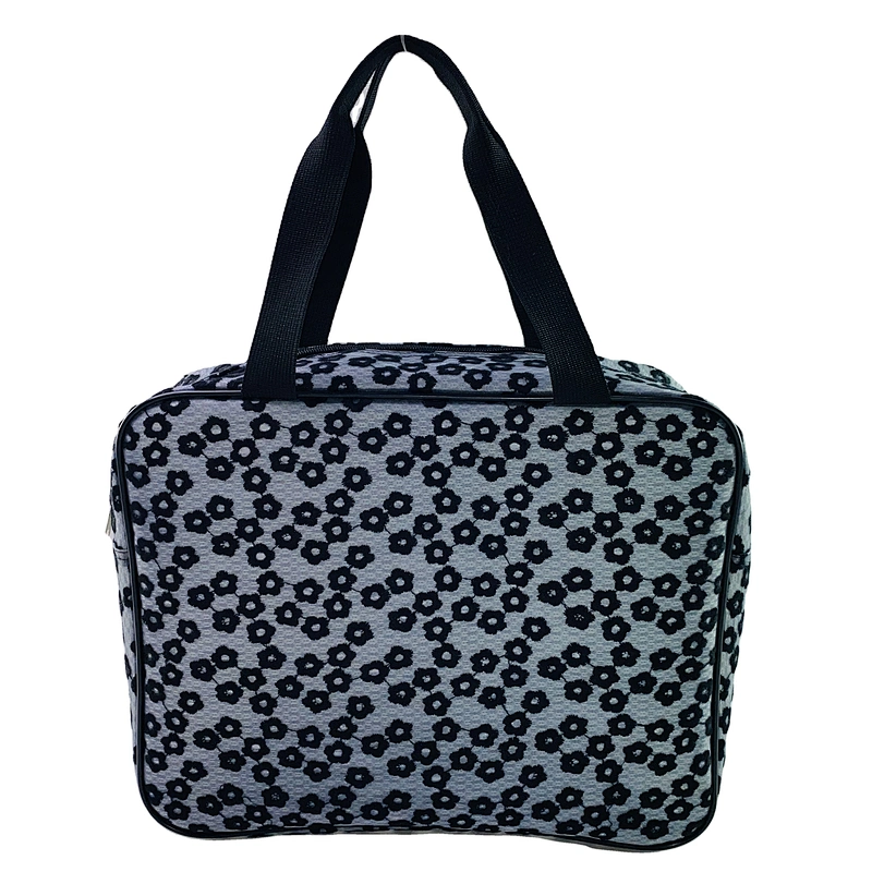 Factory OEM daisy embroidery tpu wholesale cute purses Handbags popular cosmetics bags for women with handle