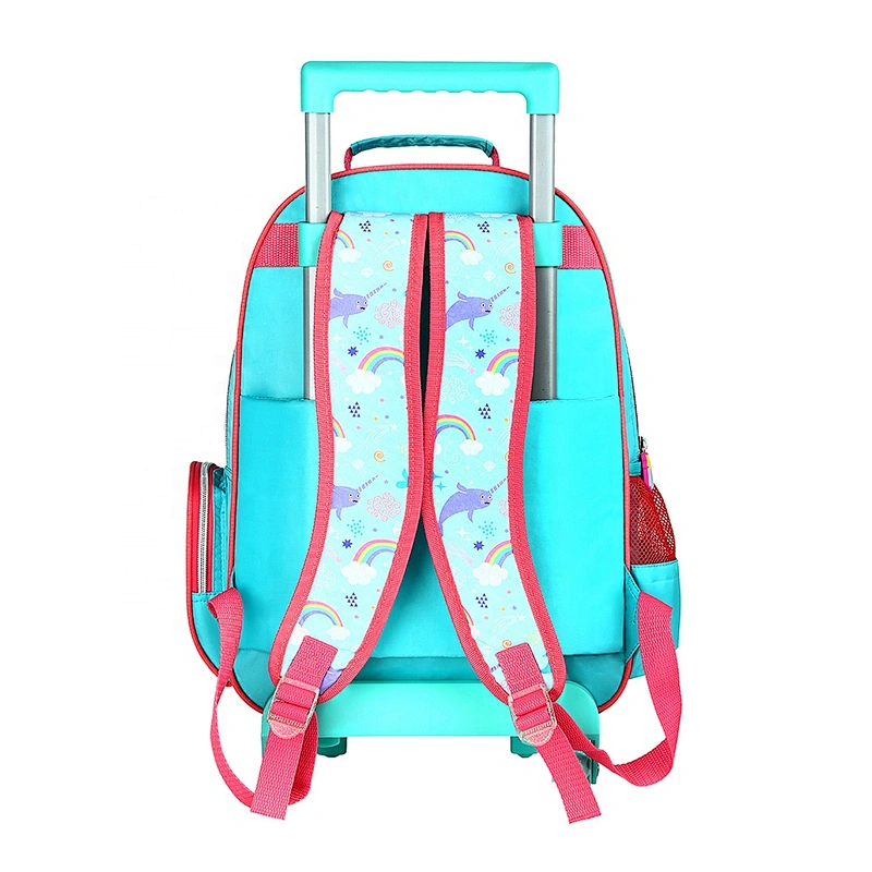 3  in 1 set Wholesale Custom School bag kids trolley luggage school trolley bag for girls and boys