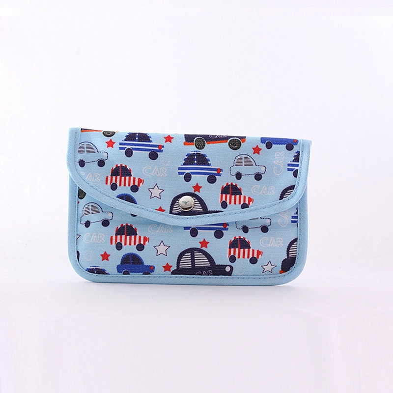 Kawaii Portable Dustproof Plastic Mouth-muffle Folder Container Temporary Storage Bag