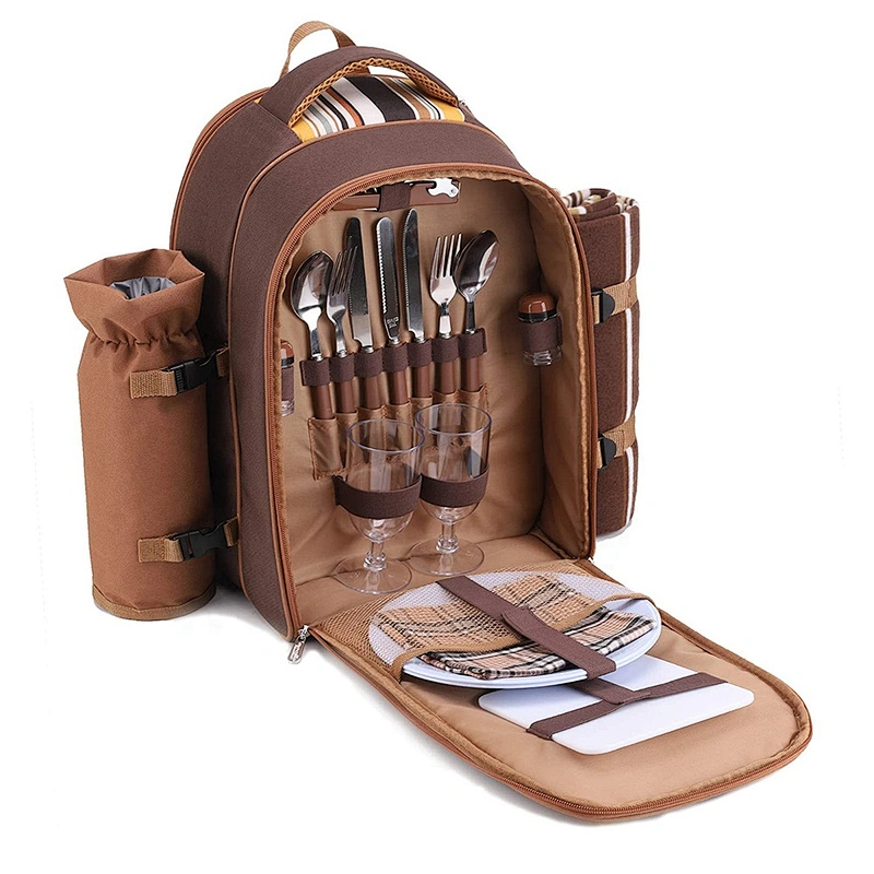 Custom logo Waterproof Picnic Backpacks Bags Insulated Wine bag Big Capacity Ice Thermal Insulated Wine Bottle Cooler Bags