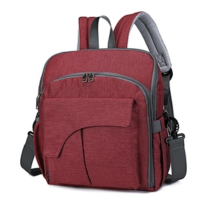 Fashion Mummy Maternity Bag Multi-function Diaper Bag Backpack Nappy Baby Bag with Stroller Straps for Baby Care