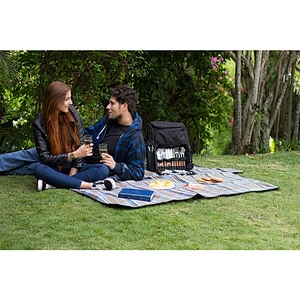 Picnic Backpack For 4 Person Set Pack With Insulated Waterproof Pouch factory detachable thermal insulation cooler bag