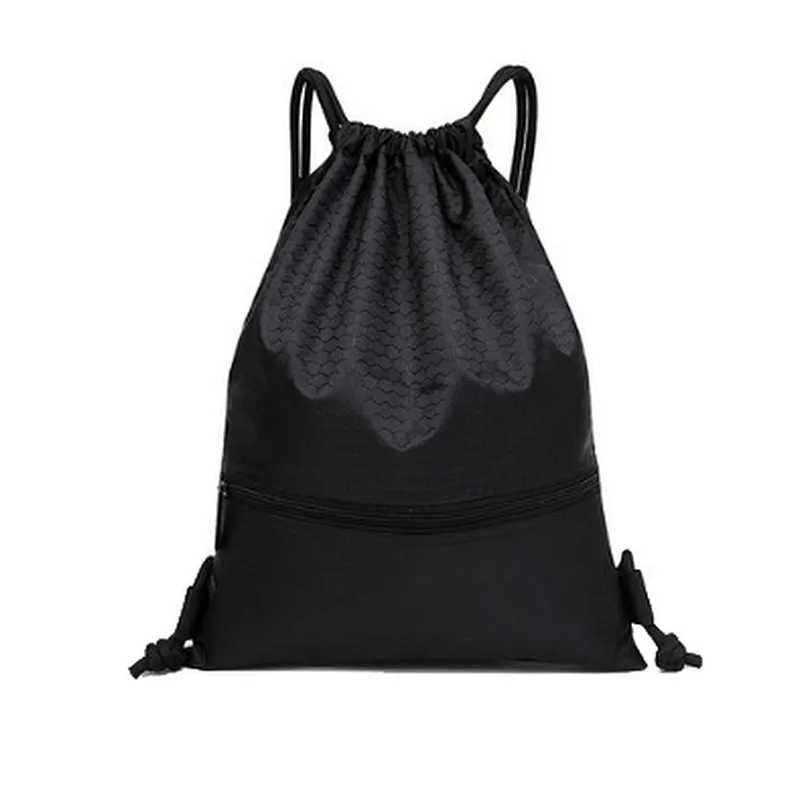 2020 new design polyester fabric bag  drawstring makeup bag custom logo shoes bag travel dust bags for shoes