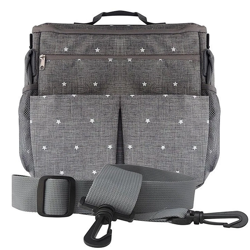 High Quality Trolley Deluxe buggy Bag  organizer  maternity mummy Baby Diaper Storage Stroller buckle Organizer shoulder Bag