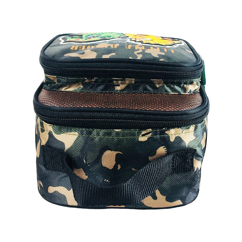 Dinosaur Insulated Lunch Bag For Kids Lunch Box Tote Bag Kids School Food delivery smell proof bag with messenger belt