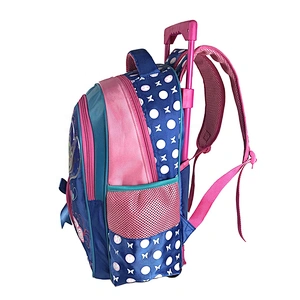 OEM Backpack Kids Rolling back to school  trolley durable school bags for kids travel school waterproof smart With Wheels
