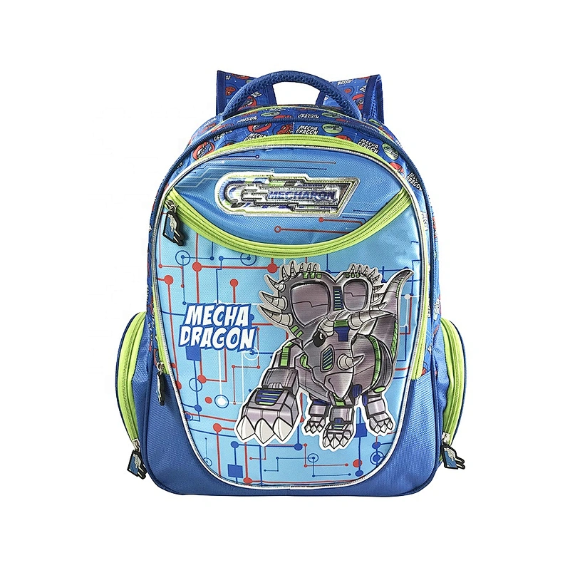 2020 Wholesale  High quality waterproof mochilas cartoon robot children backpacks school bags for boys kids student book bags