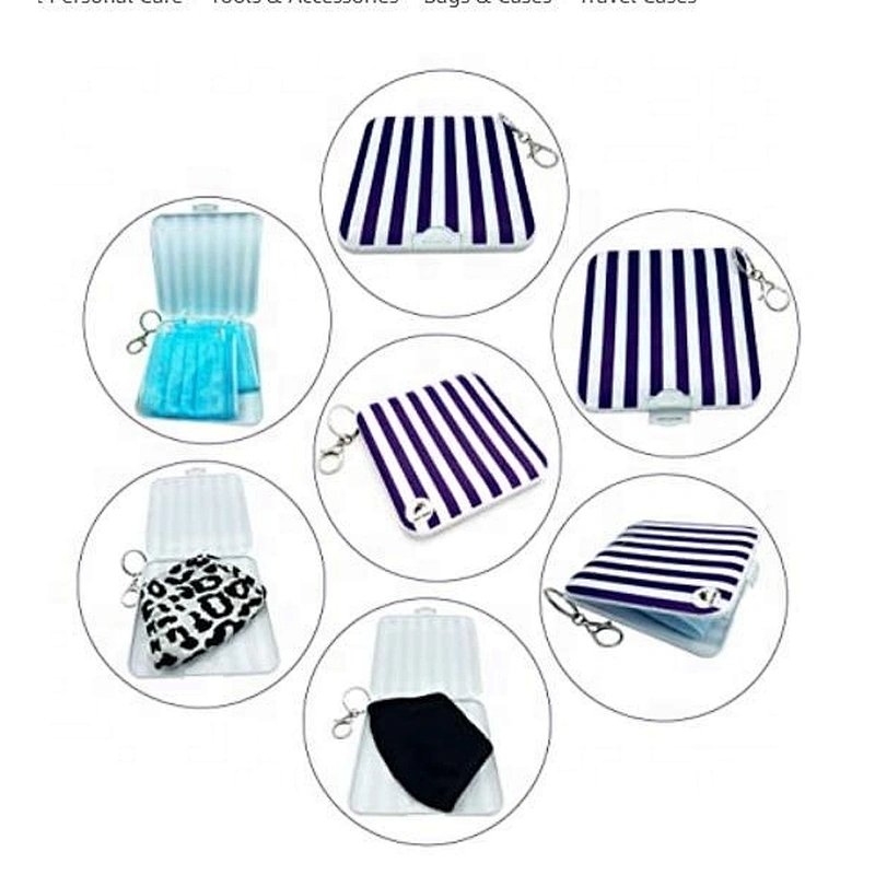 Face Masking Storage Case Key Chain Clip Dust Proof Moisture Proof masking storage bag