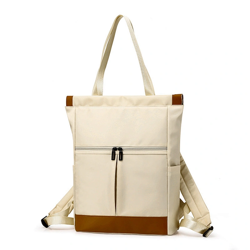 Multi-Function Large Capacity Contrasting Color Backpack Fashion Handbag For Women Lightweight Ladies Bagpack