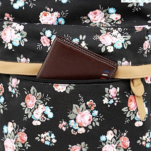 Popular Factory Price 3pcs set Flower pattern Book bags children school bag kids backpack for girls