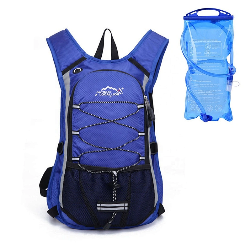 custom cycling Lightweight sport bag tactical hydration pack 2L Water bladder hydration backpack black fashion