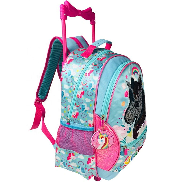 Rolling Backpacks Children School Bags Students Backpack Trolley School Bags for Kids