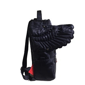 Wholesale Trendy Travel Mini Bag Backpack Soft Polyester Girl Bag School Small Waterproof Kids backpack with wings