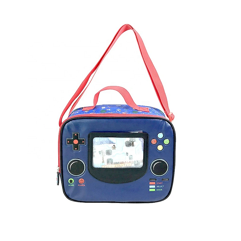 high quality leather waterproof insulated cooler box food deliver lunch bag with custom logo thermal insulation fabric for kids