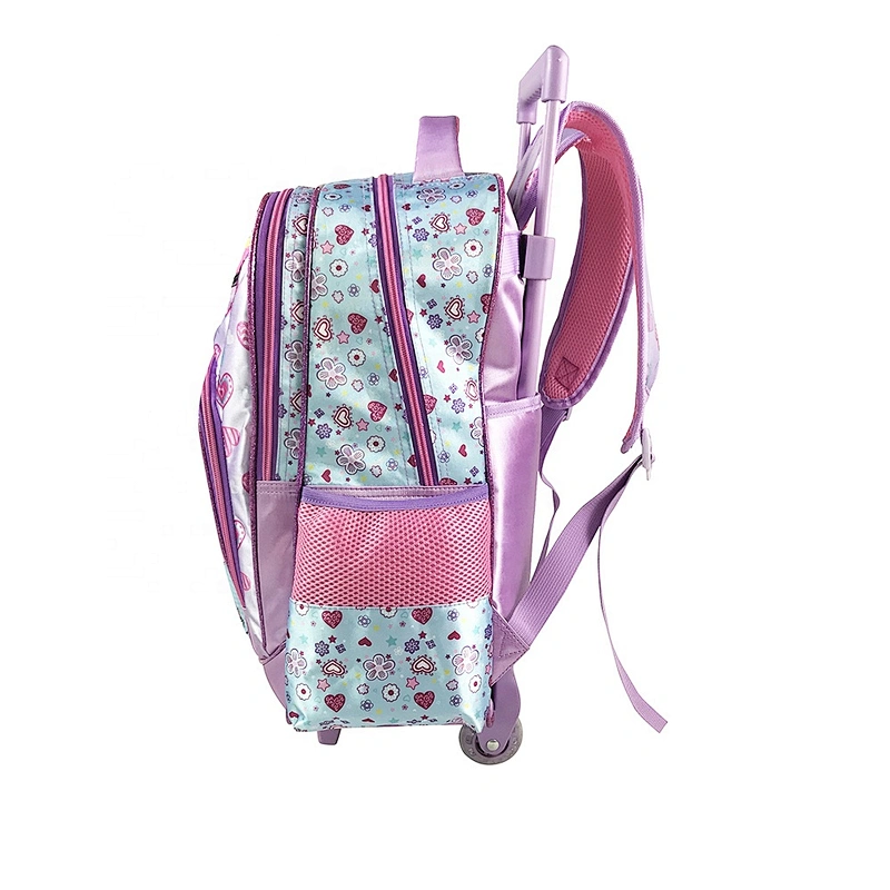 202020 new design trolley bags Backpack Rolling bag children school bag for kids girls travel  waterproof smart With Wheels