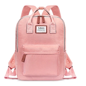 Promotional Gift 15.6 Inch Wide Open Ladies Stylish College Bags Backpack for Girls