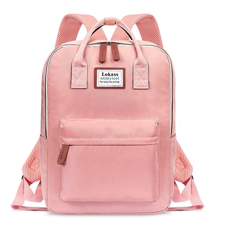 Promotional Gift 15.6 Inch Wide Open Ladies Stylish College Bags Backpack for Girls