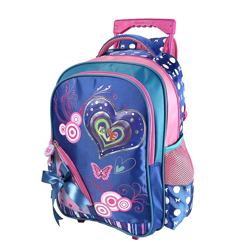 OEM Backpack Kids Rolling back to school  trolley durable school bags for kids travel school waterproof smart With Wheels