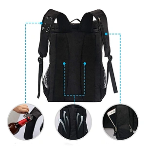 Thermal fabric waterproof Backpack insulated soft beach wine cooler bags lunch bottle lunch beer cooler bag with custom logo