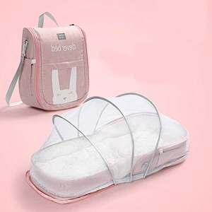 Travel Bassinet 3 in 1 Diaper Bag Backpack Portable mother care baby Travel Bed Mobile Changing Station