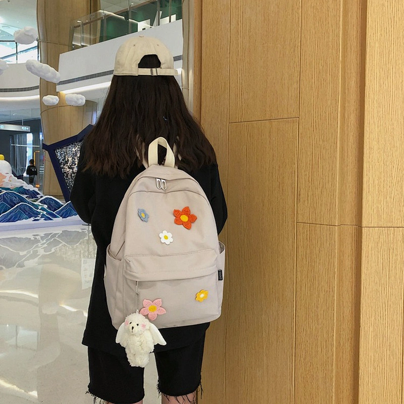 Woman Design Red Large College Stylish Simple Collage Backpack Fashion trend new custom wholesale 2020