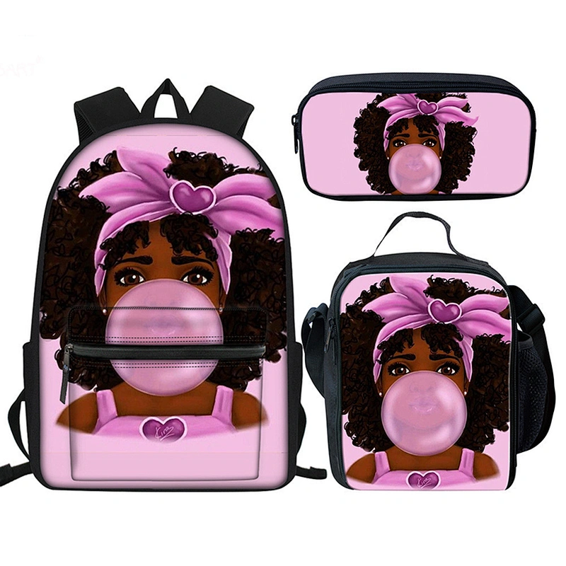 Black Queen African American Girl 2020 School Bags Teenagers Girls School Backpack Children Schoolbag Kids Bags for boys girls