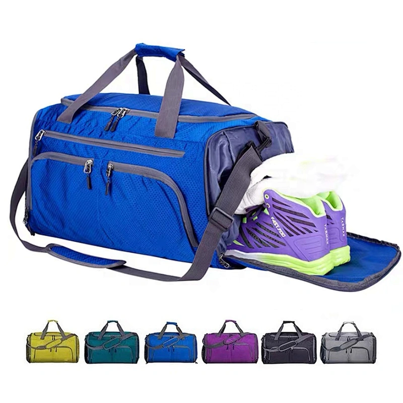large capacity foldable duffle bag custom sports gym bag for women Water Tear Resistant Men Luggage Travel Bag