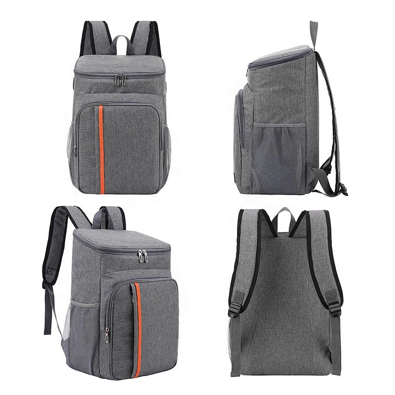 Custom Logo LeakProof Lightweight Black Insulated Cooler Backpack Hiking Cooler Bag Picnic Delivery Lunch Cooler bag Backpack