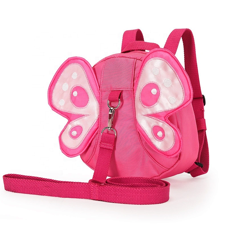 Butterfly Baby Walking Safety Kids Backpack Anti-Lost Mini Bag Toddler Child Strap Backpack School bag with Safety Leash