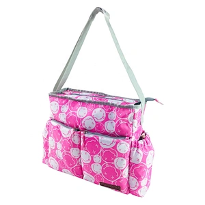 Factory OEM Waterproof Baby Tote Adult Baby Diaper Bag Nappy Diaper Bag Mama Bag  mochila panalera With Diaper Changing Mat