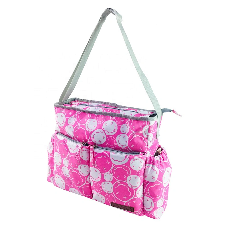 Factory OEM Waterproof Baby Tote Adult Baby Diaper Bag Nappy Diaper Bag Mama Bag  mochila panalera With Diaper Changing Mat