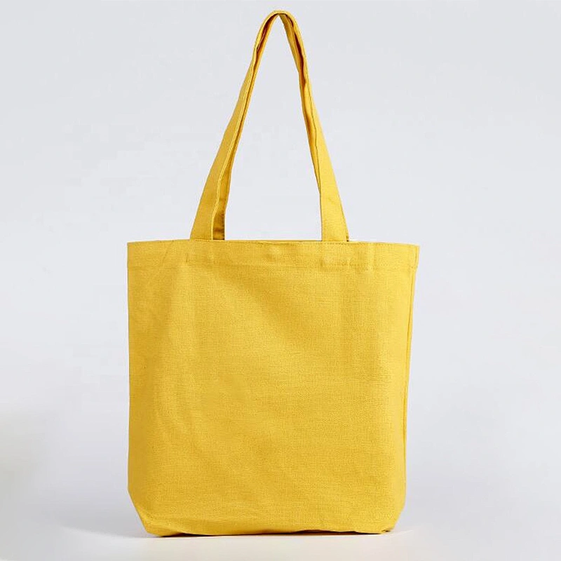 Custom Large recycle plain canvas tote bag reusable online shopping bag