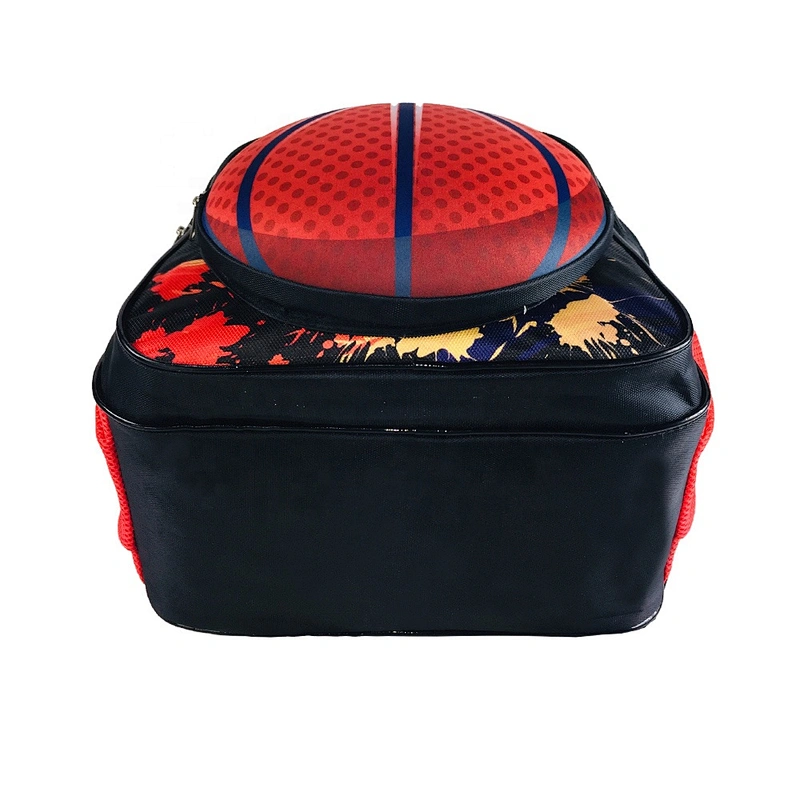 Wholesale OEM cute Football 3D EVA  backpack cartoon Kids school bags for boy student