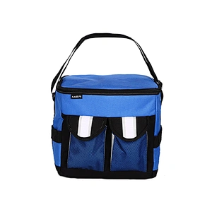 Freezable Best Quality Insulated Zip Closure Foldable Tote Lunch Cooler Bag